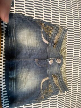 Lux  Jean skirt